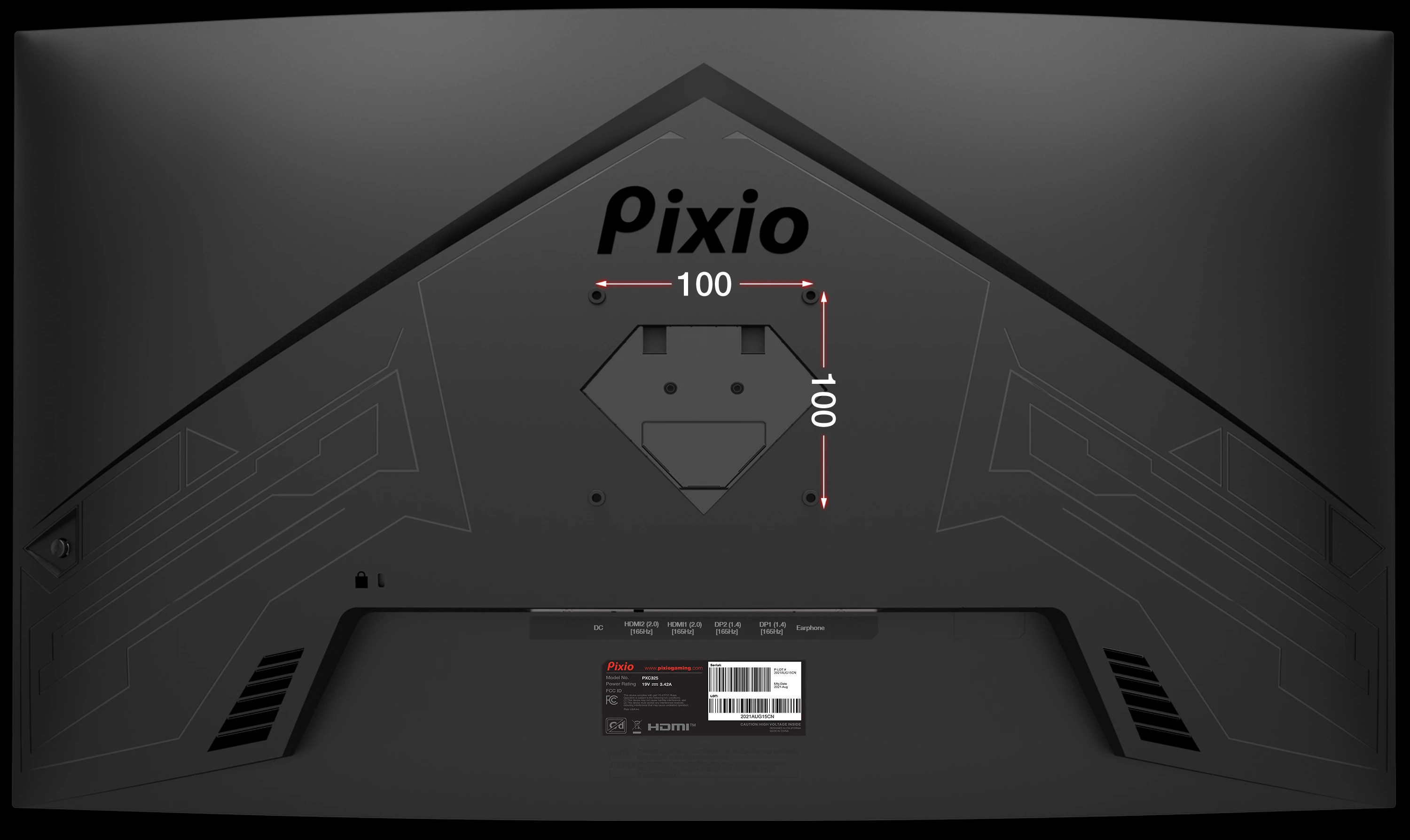 Pixio Gaming Monitor-PXC325r